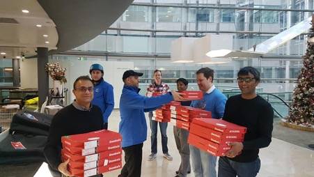 Pizza delivery for the hackathon