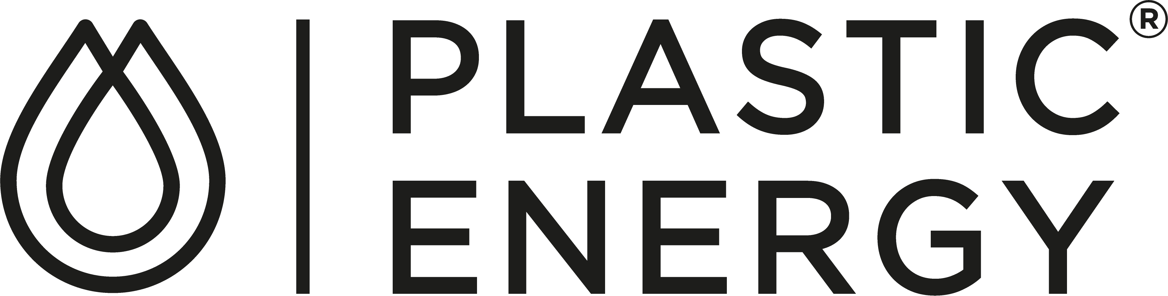 Plastic Energy logo in Black